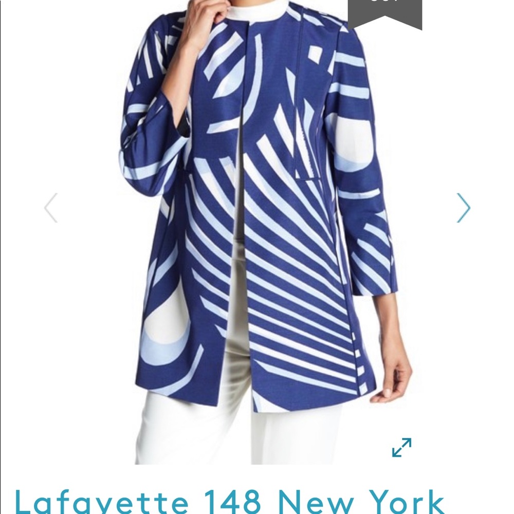 NWT LAFAYETTE 148 New York Hayes Coat size Small